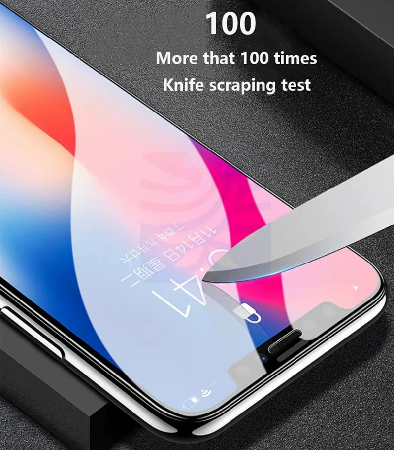 Peipeng полное покрытие 6D Edge закаленное стекло для iPhone X XS 7 8 6 6s Plus Защитная пленка 10