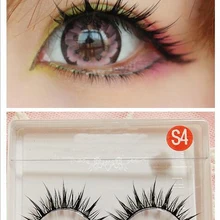 Натуральные Длинные Накладные ресницы для костюмированной вечеринки, накладные ресницы, черные Lashes-s4