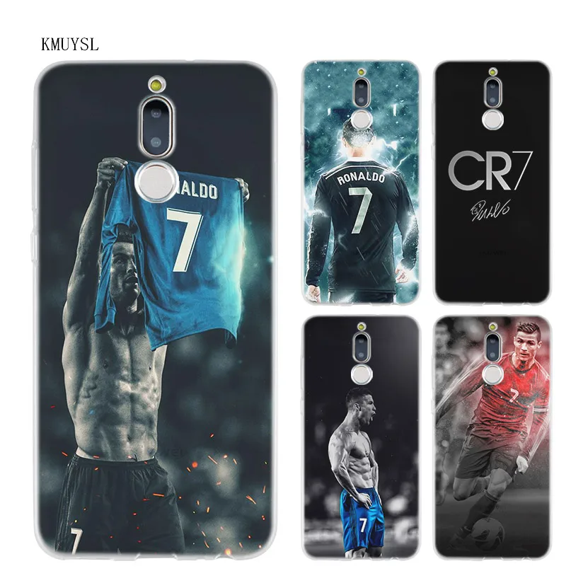 

KMUYSL Real Cristiano Ronaldo CR7 TPU Transparent Soft Case Cover for Huawei Mate 10 P8 P9 P10 Lite 2017 Mini