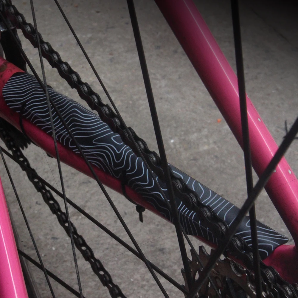 Flash Deal Mountain Bike Bicycle Frame  road bike Chain Stay Posted Protector Bicycle Bike Chain Guard Protection Cycling Accessories 1