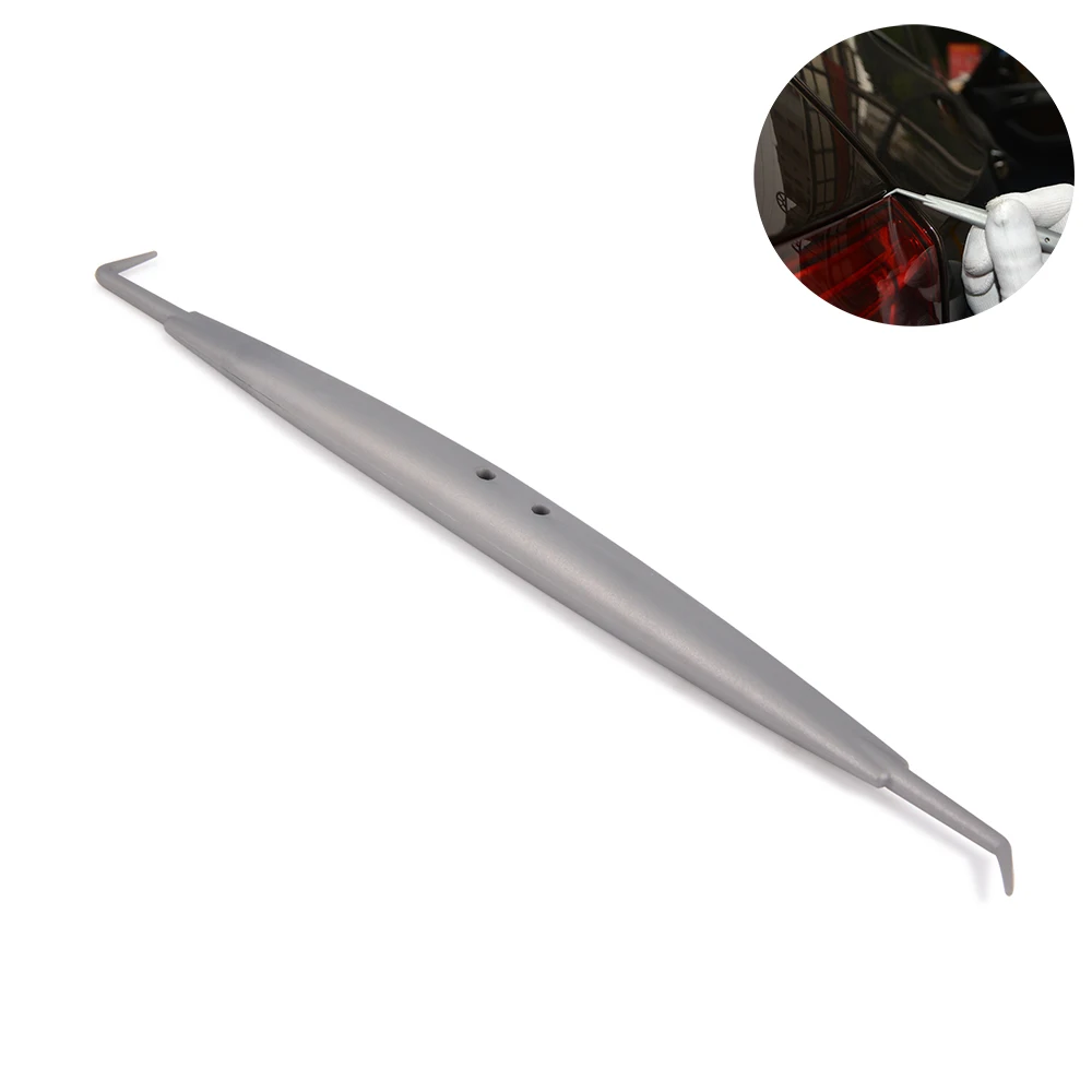 

EHDIS Gray Long Handle Magnet Squeegee Vinyl Film Car Wrap Ice Scraper Sticker Old Glue Snow Cleaning Remover Window Tints Tool