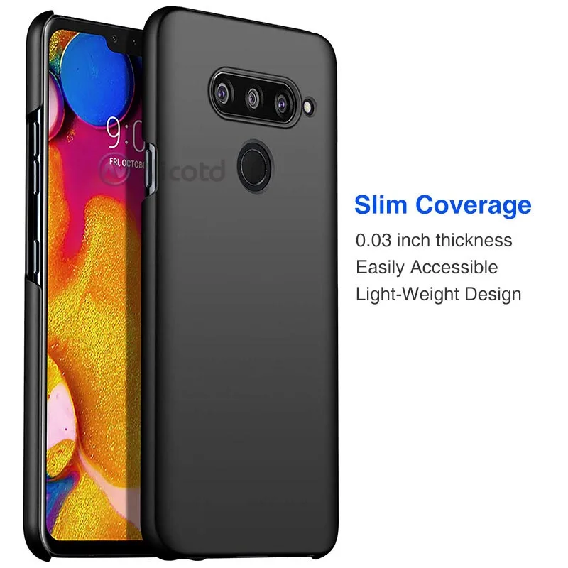 Case For LG V40 ThinQ Luxury Plastic Matte Phone cases Slim Hard PC Back Cover sFor LG G7 ThinQ V30 V20 V40 Q6 Q7 Q8 Q9 G6 G7 (4)
