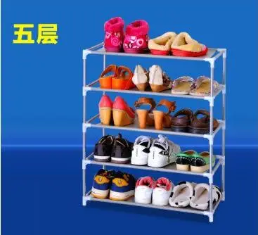 Цена по прейскуранту завода нержавеющая сталь Многофункциональный получить стойки общежития обуви Корея Многослойные тканые простой обуви стойки - Цвет: XL