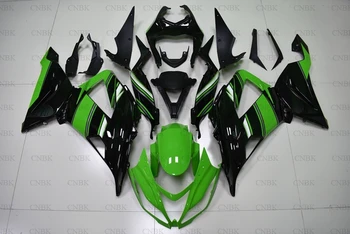 

for Kawasaki Zx6r 2013 - 2016 Bodywork Ninja Zx-6r 13 14 Black Green Abs Fairing Ninja Zx-6r 15 16 Fairing Unpainted