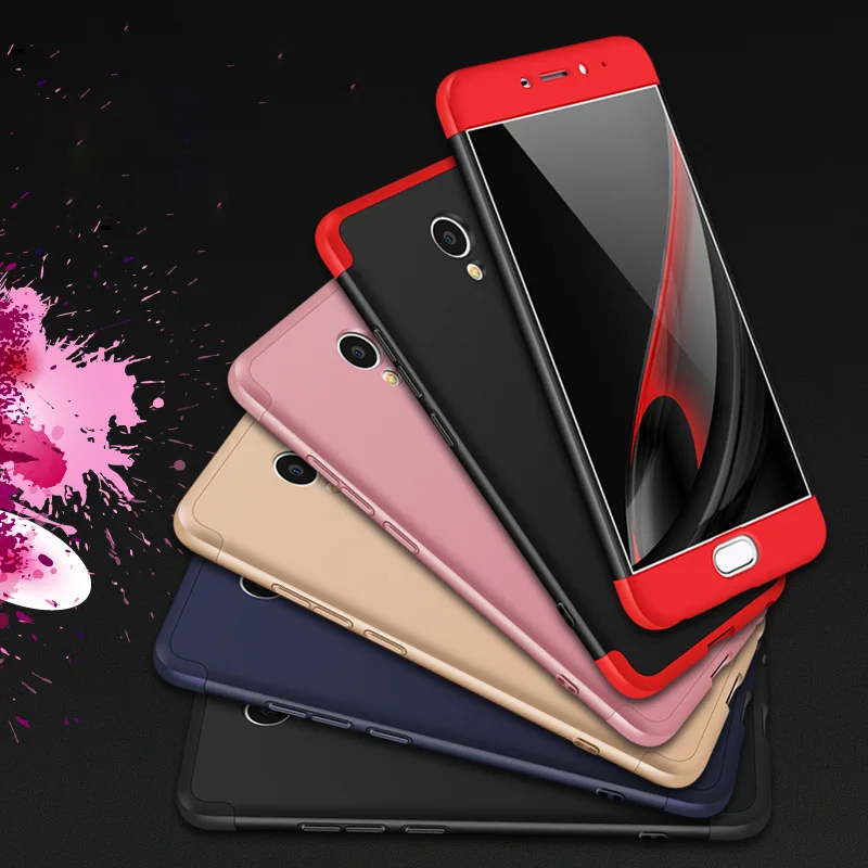 

GKK 360 Degree Case For Meizu S6 M6s M6 Note E2 M5 M3 Note Cover Full Coverage Housings