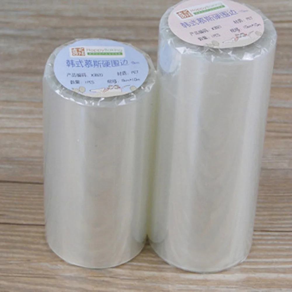 Transparent Clear Mousse Surrounding Edge Wrapping Tape for Baking Cake Collar Roll Packaging DIY Cake Decorating Tools (3)