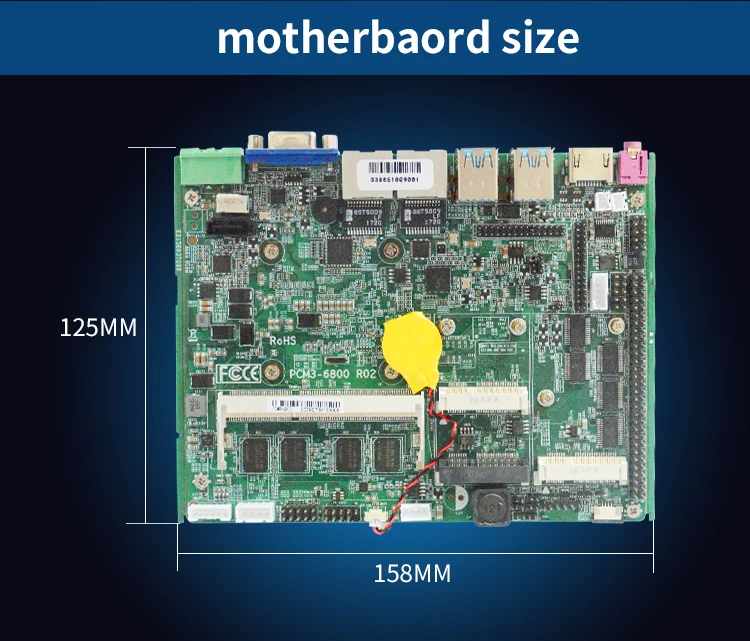 Дешевые безвентиляторный материнская плата Mini ITX DDR4 4 Гб Оперативная память настольный компьютер мини ПК Linux Win 10 Встраиваемая Материнская