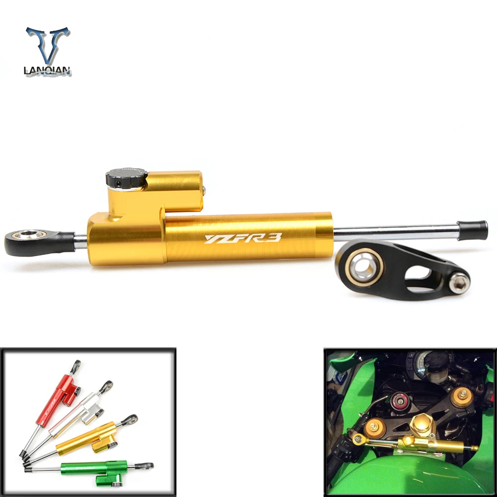 

CNC Motorcycle Aluminum Damper Steering Stabilize Safety Control For YAMAHA MT07 FZ07 MT 07 MT09 MT 09 MT-09 YZF R1 R6 R3