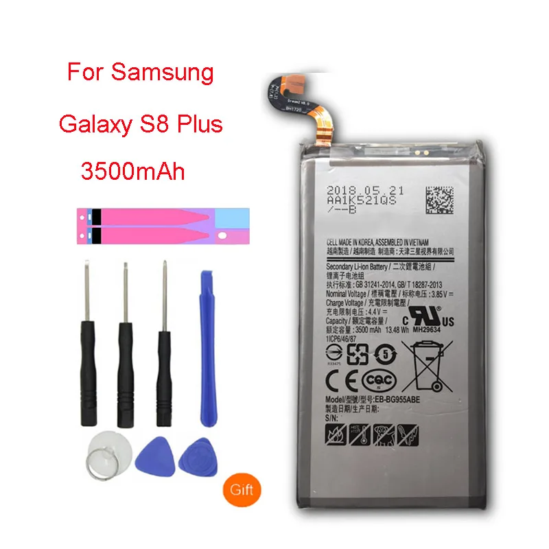 

Replacement Battery 3500mAh EB-BG955ABE For Samsung Galaxy S8 Plus G955 G955F G955A G955T G955S G955P