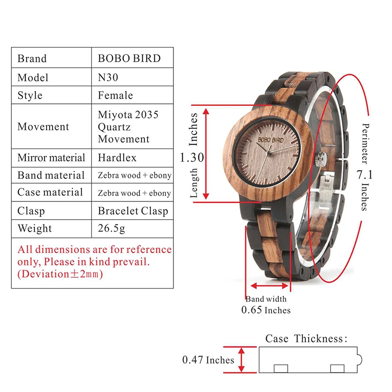 N30 WOMEN WATCH SIZE CB