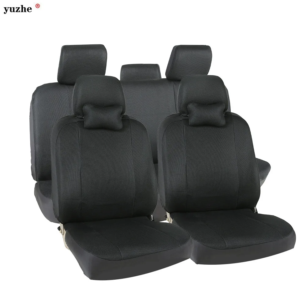 Universal car seat covers For Volkswagen vw passat b5 b6 b7 polo 4 5 6 7 golf tiguan jetta touareg kia car accessories styling car rear bumper protective decorative strips for vw polo tiguan golf 7 4 6 passat b6 b5 b7 touran t5 accessories car styling