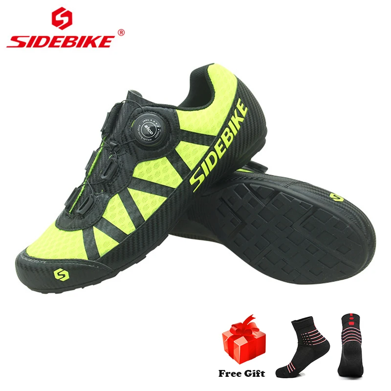 

SIDEBIKE New Style Casual Cycling Shoes Road Sneaker Outdoor Professional Shoes Non-Slip No-Lock Bicycle Cycling Shoes