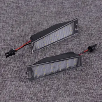 

CITALL 2pcs Car LED License Number Plate Light Lamp Plastic Fit For Cadillac CTS 2008 2009 2010