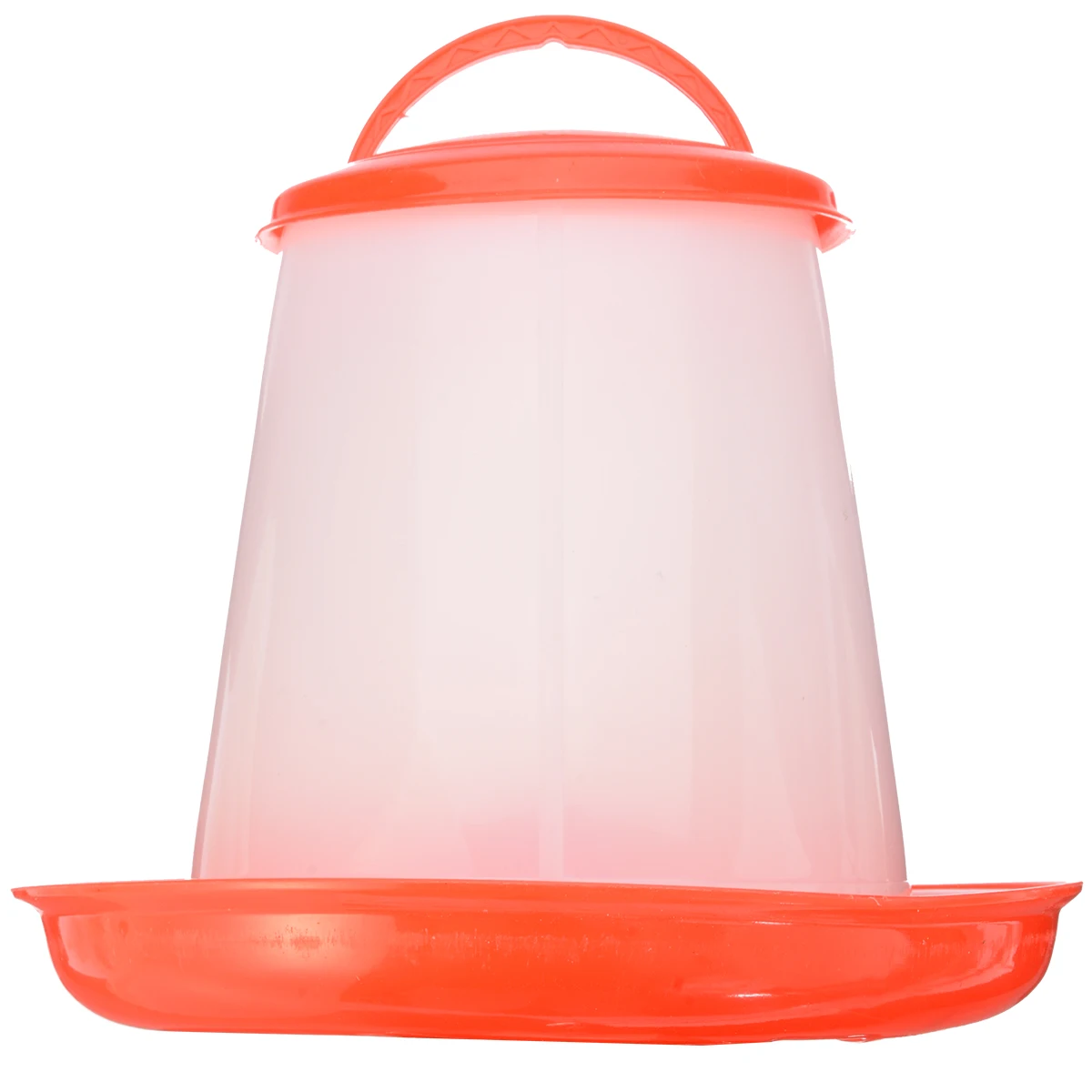 1.5kg Plastic Feeder Chicken Hen Poultry Drinker Waterer with Lid Handle Farm Animal Feeding Supplies