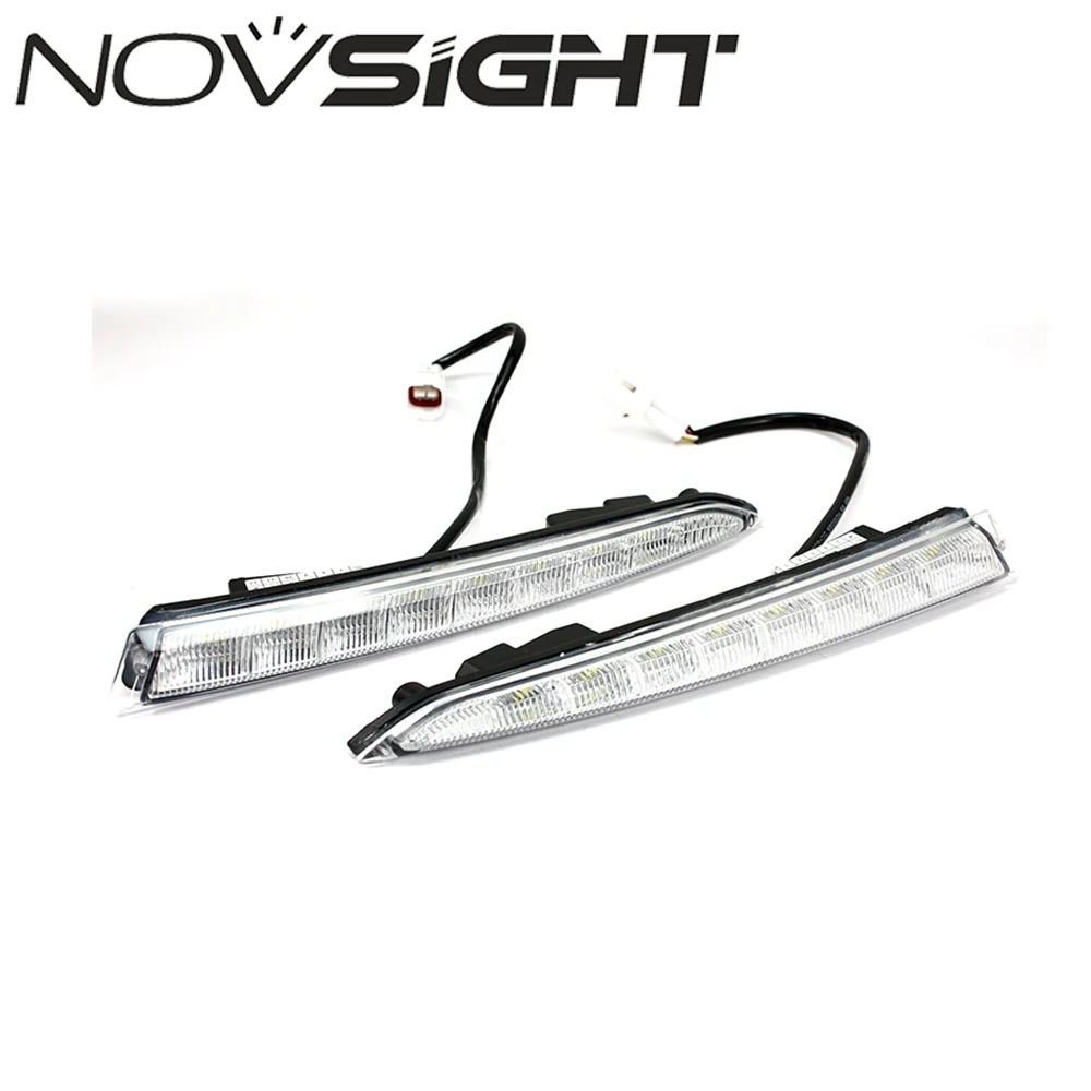 

NOVSIGHT 2pcs/set DRL Led Daytime Running Light Daylight Day Light Led Car Turn Signal for Ford Kuga 2013 D25