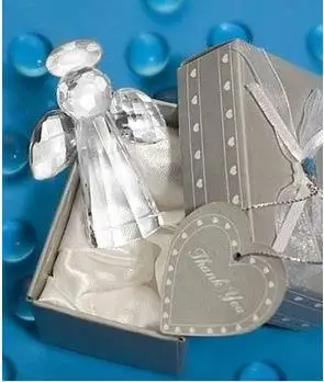 Кристалл ангел, детский душ подарок на крестины подарок Keepsake 50 шт./партия
