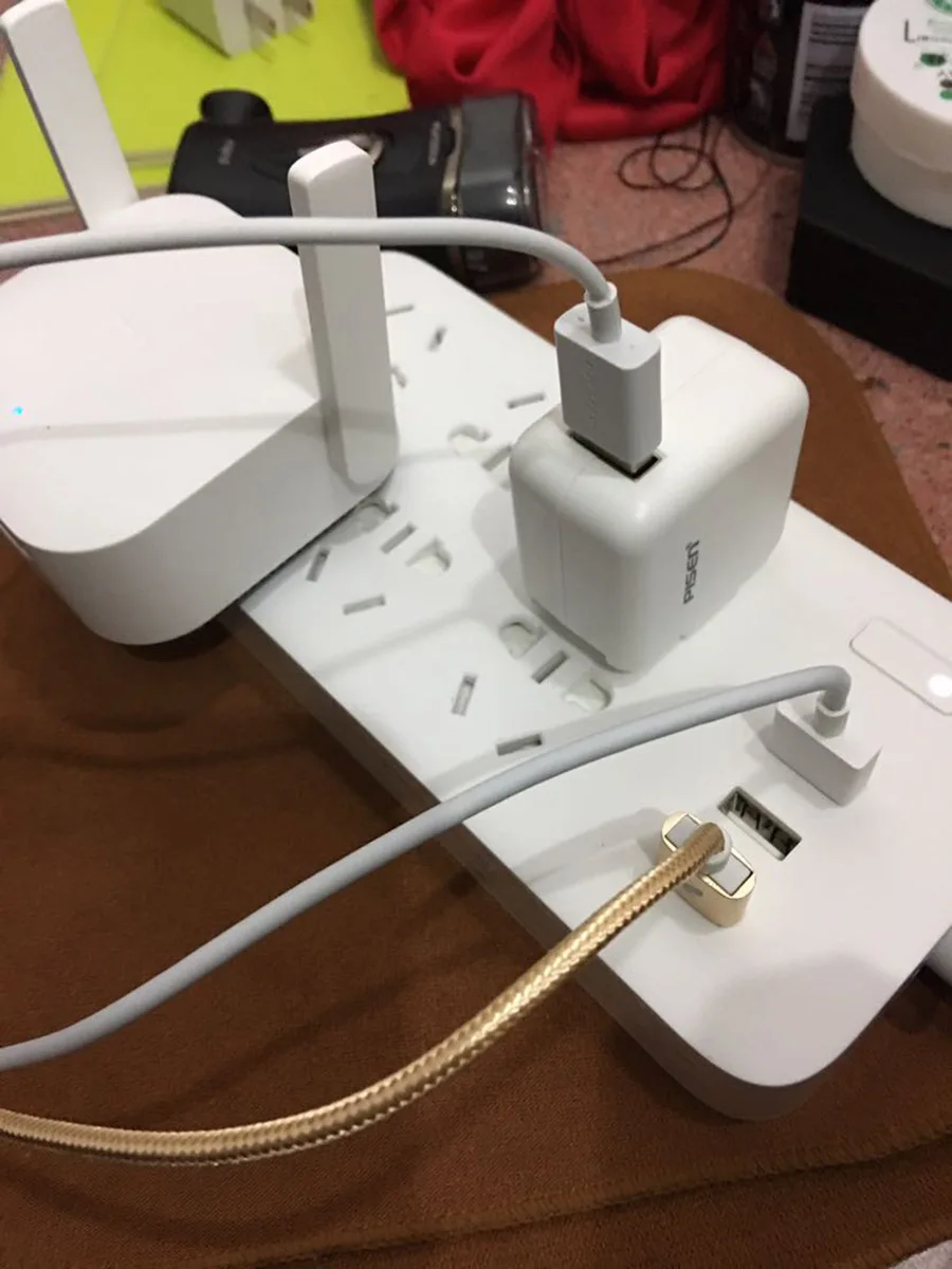 Original Xiaomi Smart Power Strip 2.1A Fast Charging 3 USB Extension Socket Plug 6 Standard Socket Adapter (37)
