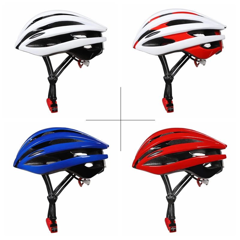 FTIIER Cycling Ultralight Road Bike MTB Helmet Rear Light Riding Hat 56-62cm 