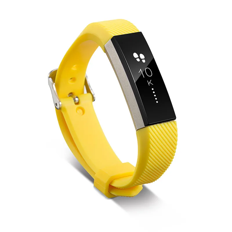 11 цветов HR Смарт Браслет часы силиконовый ремешок для часов Высокое качество замена запястье силиконовый ремешок Застежка Для Fitbit Alta