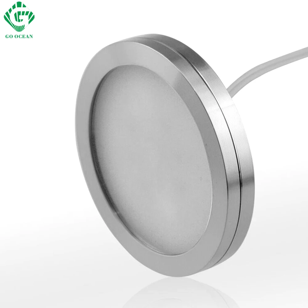 GO OCEAN LED Under Cabinet Lights LED Cuisine 12V Round
