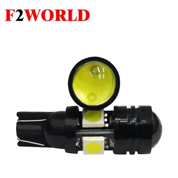 

2 pcs *Perfect led Factory direct sale W5W car led lamp T10 5050 4smd +1.5w small black front light T10 4+1