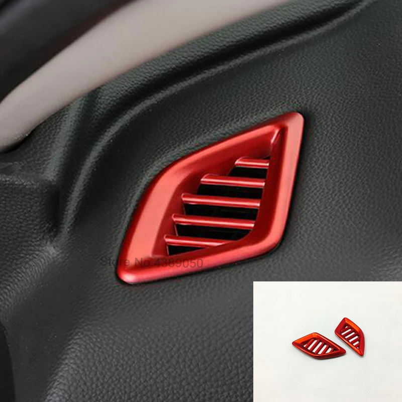 

For Honda Accord 10th 2018 2019 car styling ABS Plastic Car front Small air outlet Decoration Cover Trim indoor Accessories 2pcs