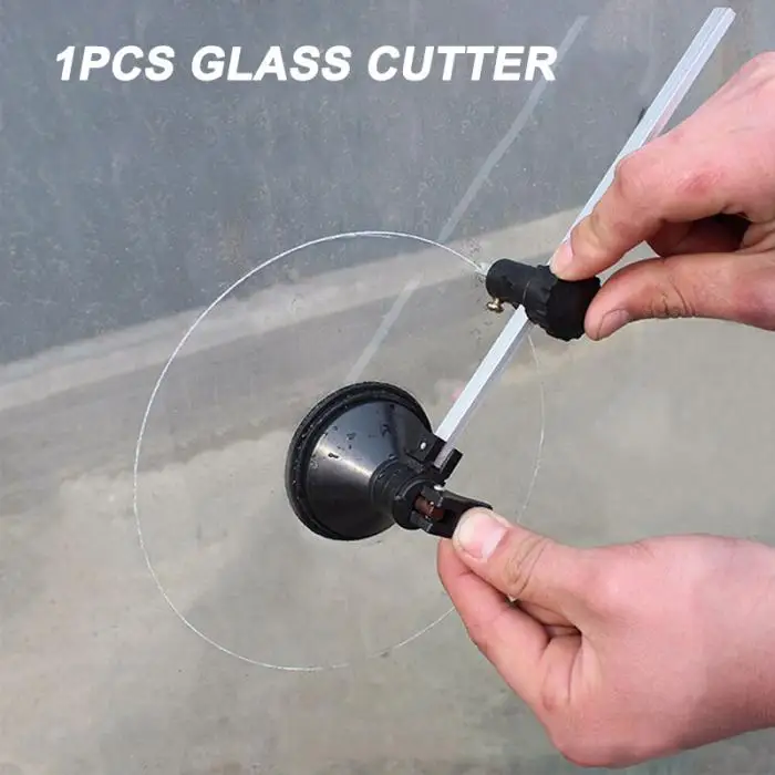 Стеклянные режущие инструменты колеса компасы стеклянный круглый резак с присоской круг резак QP2