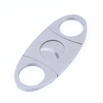 

Stainless Steel Double Pocket Cigar Cutter Knife Double Blades Scissors Shears Sharp high quality