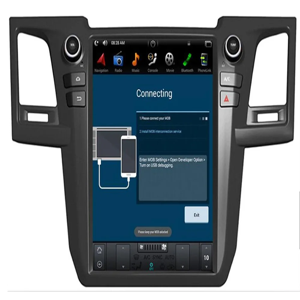 Top 2 DIN Android 9.0 Tesla Style 12.1" car radio GPS Navigation for Toyota Fortuner 2005-2014 2015 autoradio 2 din multimedi Stereo 3 Top 2 DIN Android 9.0 Tesla Style 12.1" car radio GPS Navigation for Toyota Fortuner 2005-2014 2015 autoradio 2 din multimedi Stereo 3