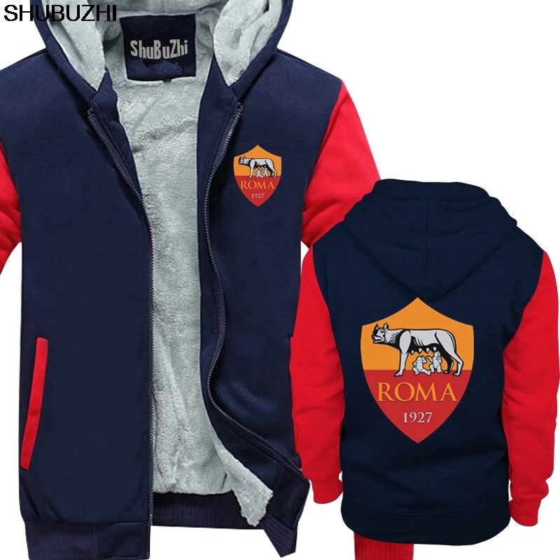 A.S. Roma i Giallorossi Italy Italia Serie A Footballer Soccerer hoodie модный бренд shubuzhi новое черное теплое пальто sbz1270