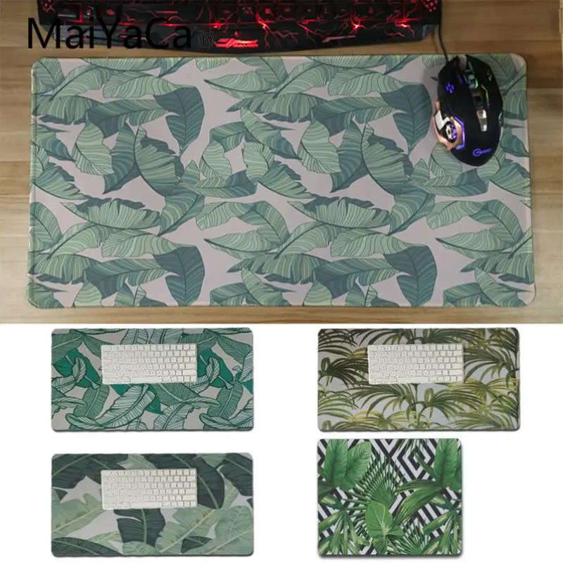 

MaiYaCa Hot Sales Banana Leaves Beautiful Anime Mouse Mat Mouse Keyboards Mat Mousepad for boyfriend Gift