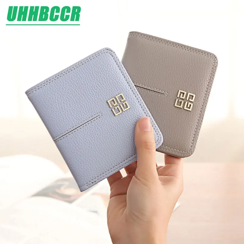

2019 Leather Women Wallet Hasp Small and Slim Coin Pocket Purse Women Wallets Cards Holders Luxury Brand Wallets Designer Purse