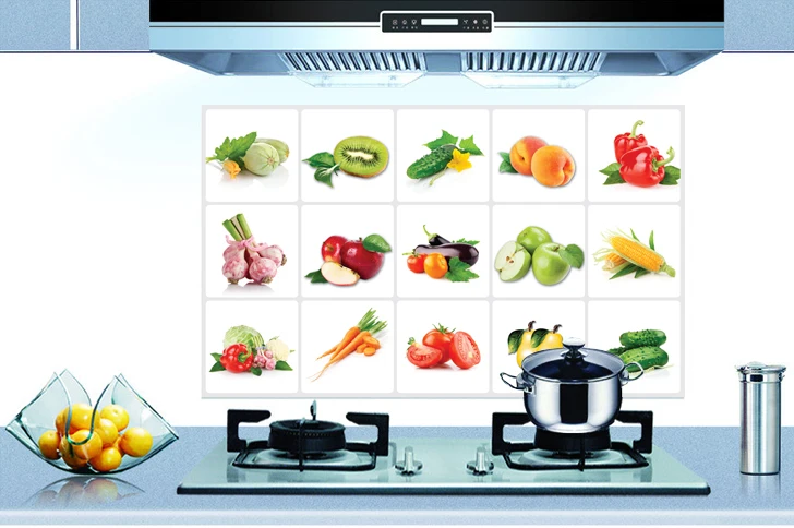 Kitchen Tiles Fruit Design aliexpress : buy eco removable vegetable design kitchen Kitchen Tiles Fruit Design aliexpress : buy eco removable vegetable design kitchen