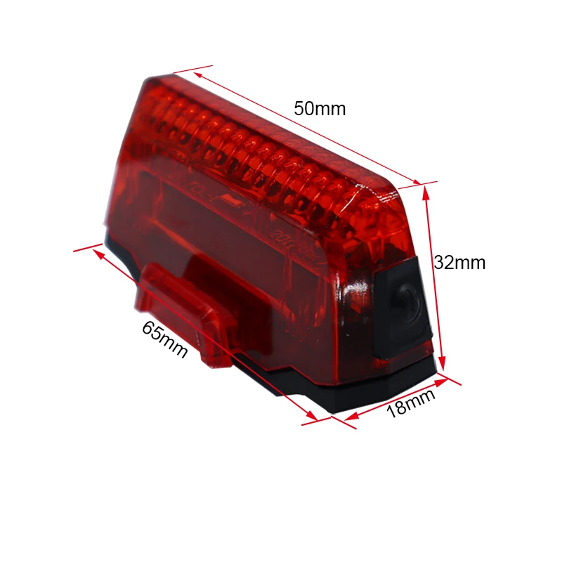 Discount Bike Tail Light MTB Road Bicycle Rear Back Lights 3 mode Waterproof for Night Cycling Safety Red LED Lamp TL2171 9