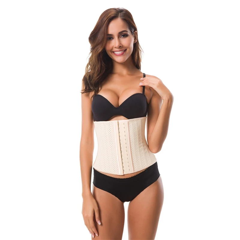 

Women Post Natal Postpartum Slimming Corset Underwear Shaper Recover Bodysuits Shapewear Waist Corset Girdle Black/Apricot Firm