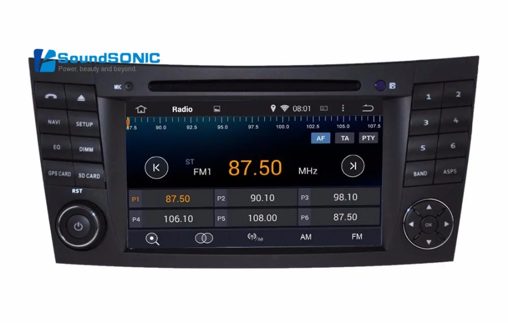 Sale Pure Android 8.1 System For Mercedes E-Class W211 E350 E500 E400 E200 Autoradio GPS System Car Stereo System Media Multimedia 1
