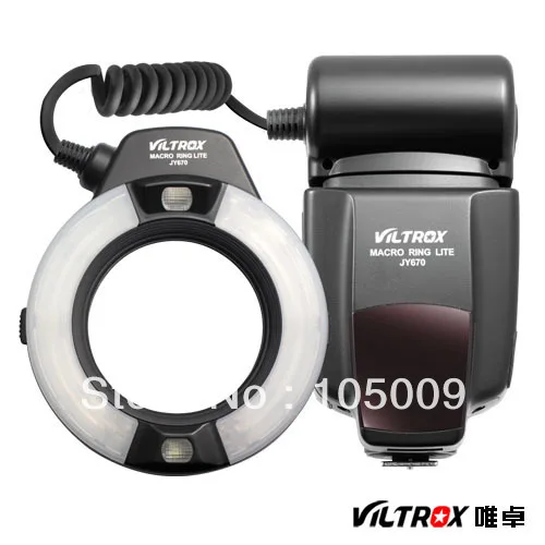 

JY670 Macro Close-Up Ring LED Flash Speedlite for Canon Nikon pentax fuji DSLR camera