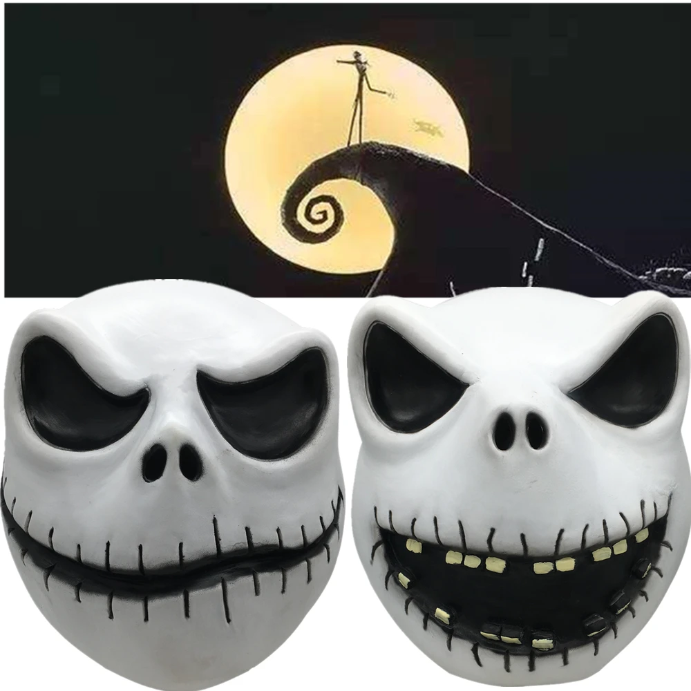 Buy The Nightmare Before Christmas Jack Skellington Full Head Mask Cosplay
