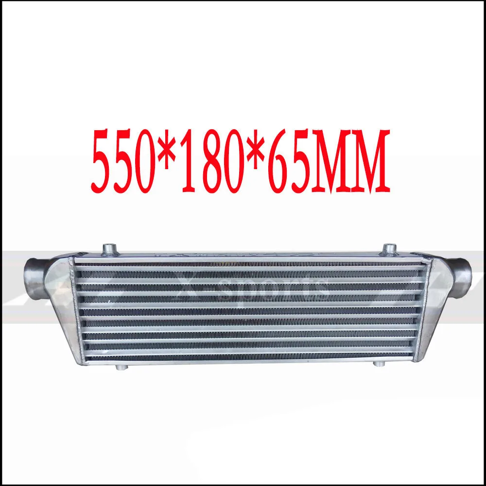 

Car Cooling System Turbo Parts Radiator Intercooler Front Mount Universal High Quality Aluminum Silver Core Body 550*180*65