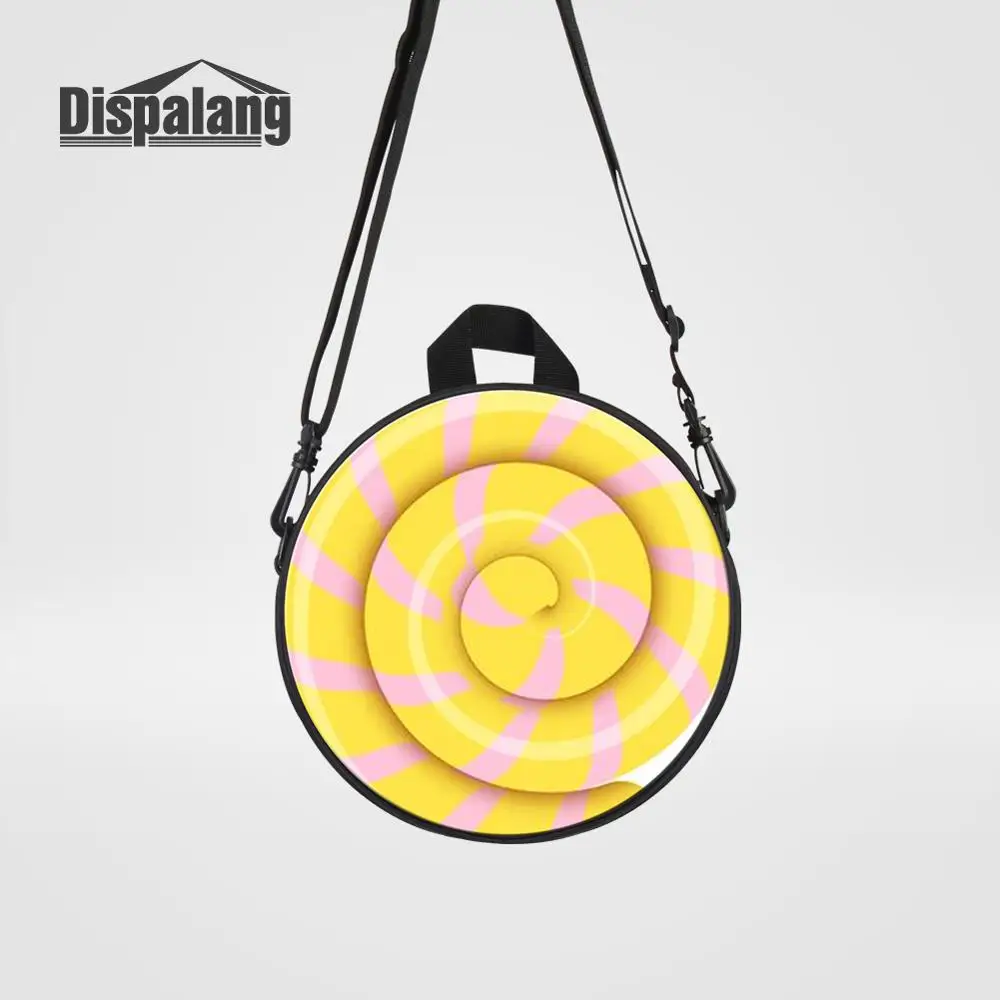 Backpack03 3D печать Зефир дети мини круглый рюкзак для девочек маленький круговой Mesenger сумка для школы ребенок через плечо школьные сумки - Цвет: Backpack03