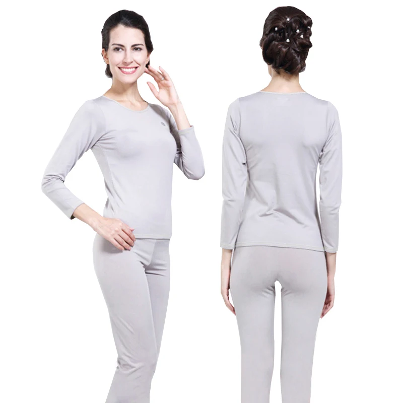 

Women Skiing Jacket and Pants Thermal Skiing Underwear Set Winter Warm Long Johns Men Tops and Pants