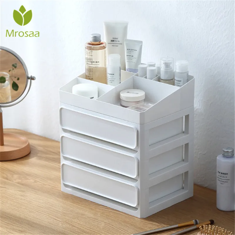 

Colorful Multi-layer Plastic Makeup Drawers Storage Box Jewelry Container Makeup Organizer Case Cosmetic Office Boxes Container