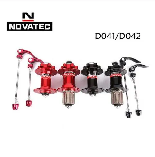 Novatec D041SB D042SB дисковые карты тормоза MTB горный велосипед ступицы подшипника велосипеда 28 32 36 отверстия 28h 32h 36h красный черный