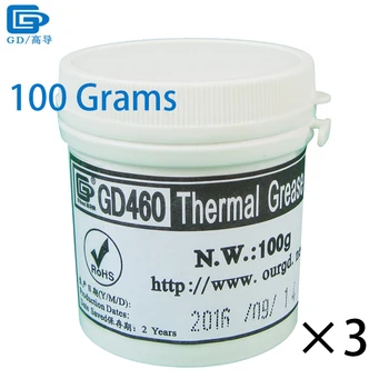 

GD460 Thermal Conductive Paste Grease Silicone Plaster Heat Sink Compound 3 Pieces Silver Net Weight 100 Grams For LED CPU CN100