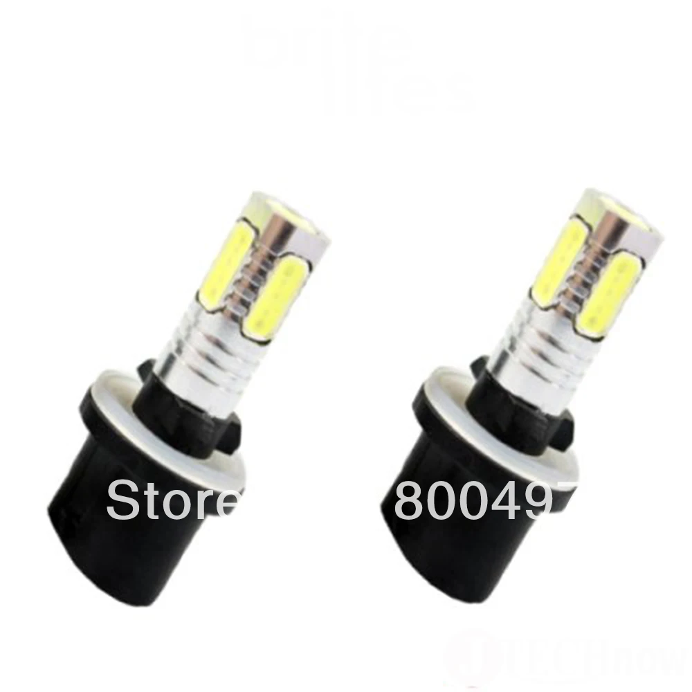 

2 x 880 H27W/1 PG13 6W  High Power Auto LED Headlight Fog Light Bulbs for BMW VW Ford Toyota Honda Lada