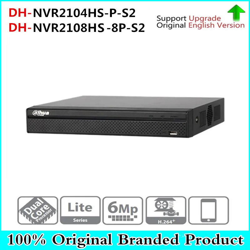 

Original 6MP 4CH 8CH poe NVR NVR2104HS-P-S2 / NVR2108HS-8P-S2 up to 6Mp Recording Onvif Network video recorder ONVIF poe port