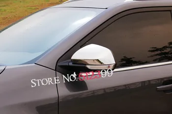 

2 pieces Chrome Exterior Side Door Rear View Rearview Mirror Wing Decoration Cover Cap Trim For MG GS 2015 2016 2017