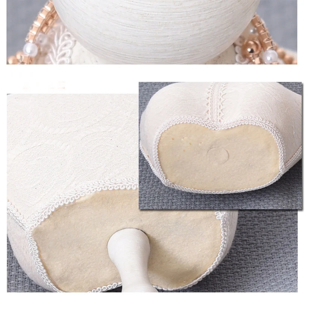 Vintage Wooden Lace White Mannequin Jewelry Rack Frame Hanging Necklace Bangle Holder Jewelry Stand 