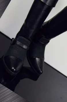 

BJD doll shoes black Martin jointed rubber boots for 1/3 BJD SD17 Uncle doll size Shoes doll