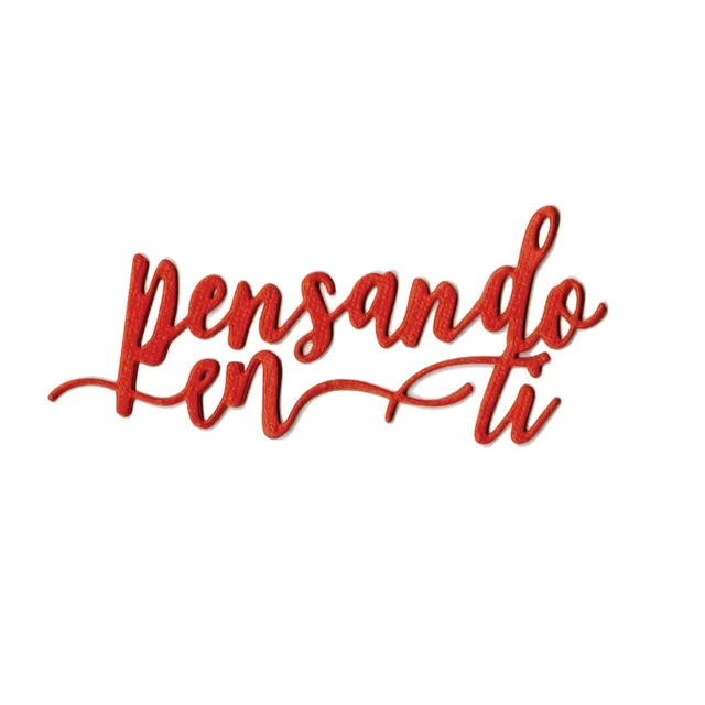 Buy Spanish Thinking of You Metal Cutting Dies Stencils Letters For DIY